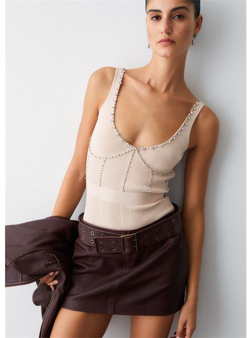 Body con ricami gioiello LIU JO | PA6016MS99E/C3908